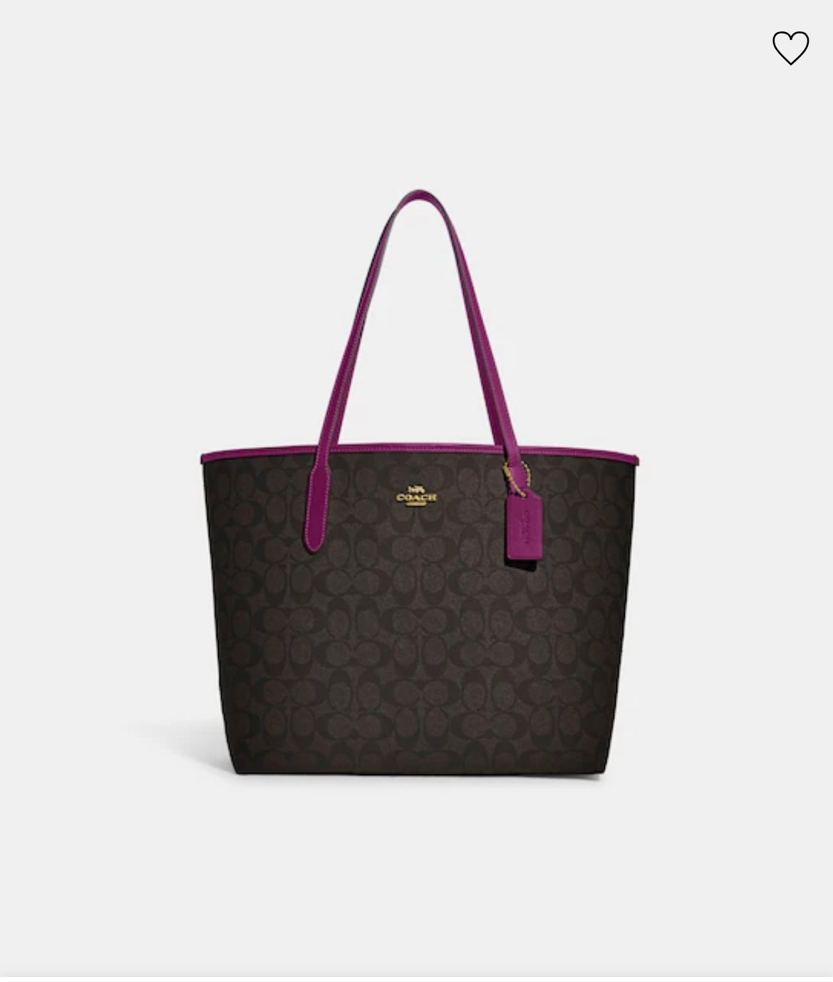 City Tote Signature Canvas