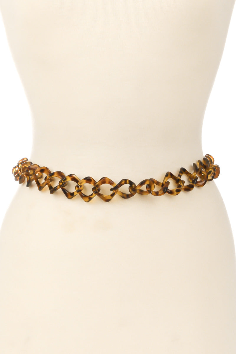 Acetate Chain Link Belt